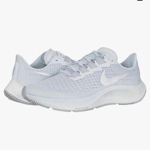 Nike Air Zoom Pegasus 37 bq9647 Pure Platinum/Metallic Silver. Women’s size 9